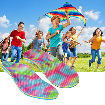 Health product FOR KID Footwear WITH arch support kid shoe insole GHP-N4