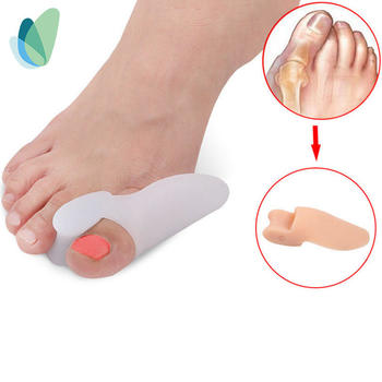 Bunion gel shield silicone toe protector, gel bunion toe spreader
